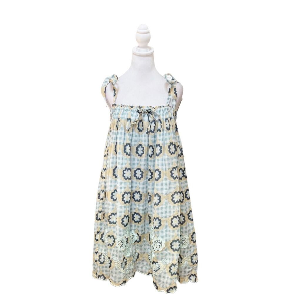 Innika Choo Cotton Mini Dress 2 NWT Blue - Picture 2 of 9